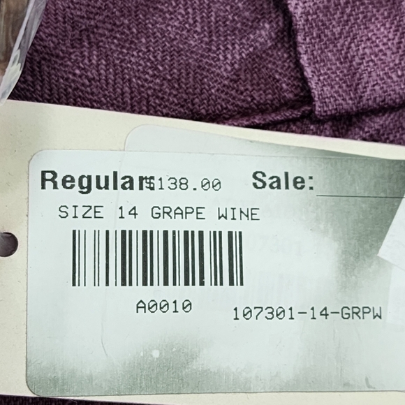 Sundance Women's Plus Size Adelaide Linen Pants - 14 - Picture 7 of 7